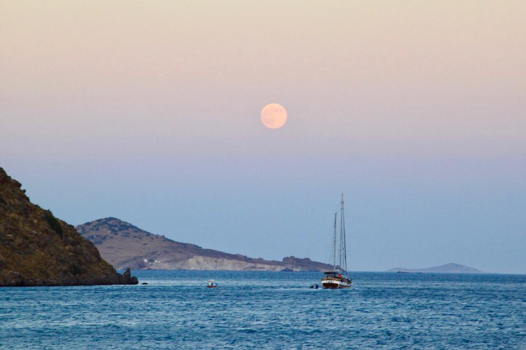 Patmos - Fullmoon on the Aegean sea