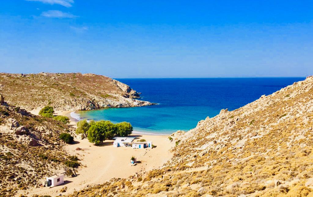 Patmos - White sand beach Psili Ammos